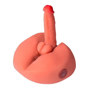 Dildo Vibrante Realistico in Silicone TPE con Vibrazione e Telecomando